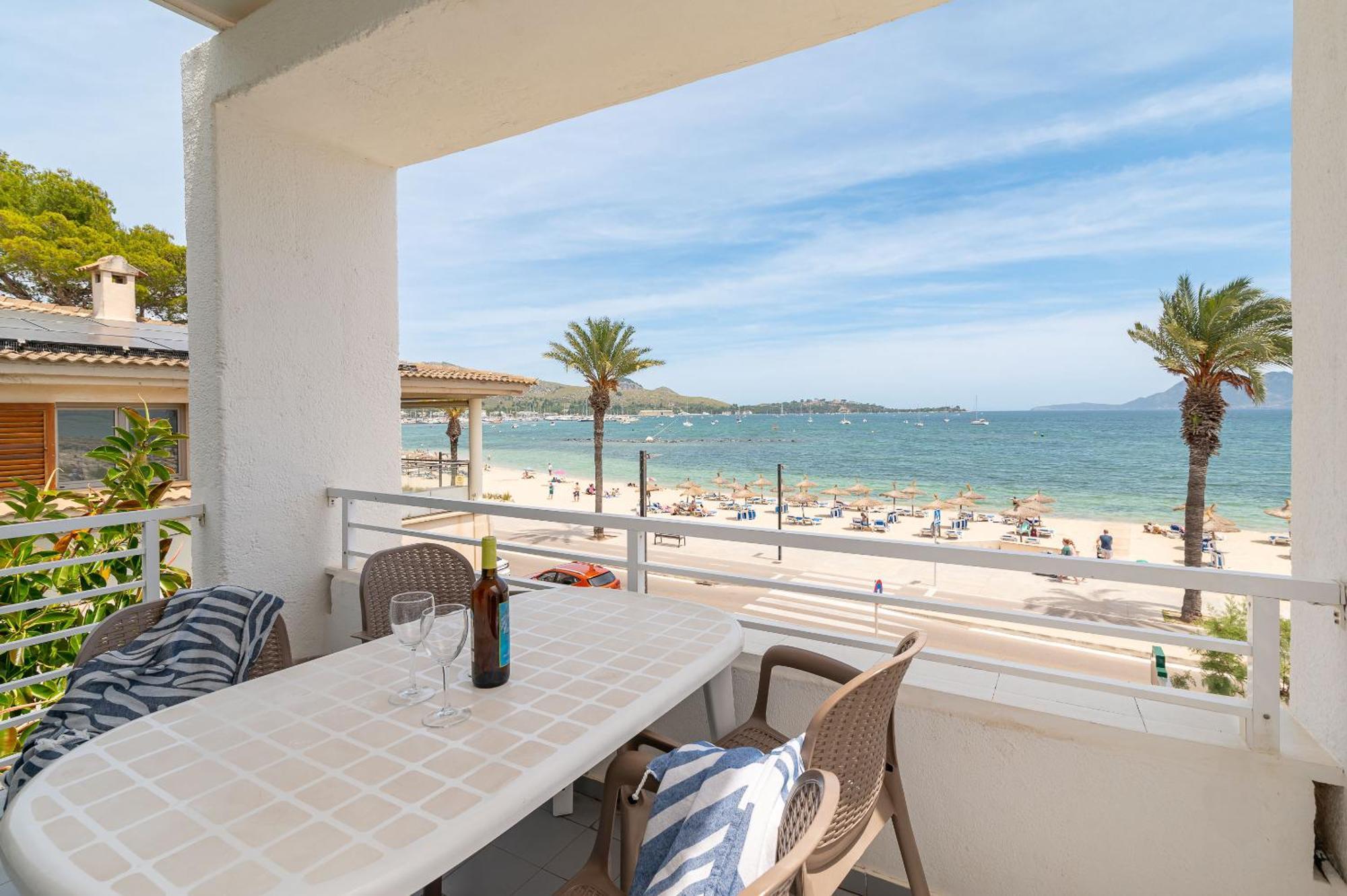 Beachfront Apartment Sivella By Sealand Villas Puerto Pollensa Exterior foto